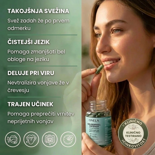 ONELA+ | PREHRANSKI DODATEK ZA NEUTRALIZACIJO VONJEV
